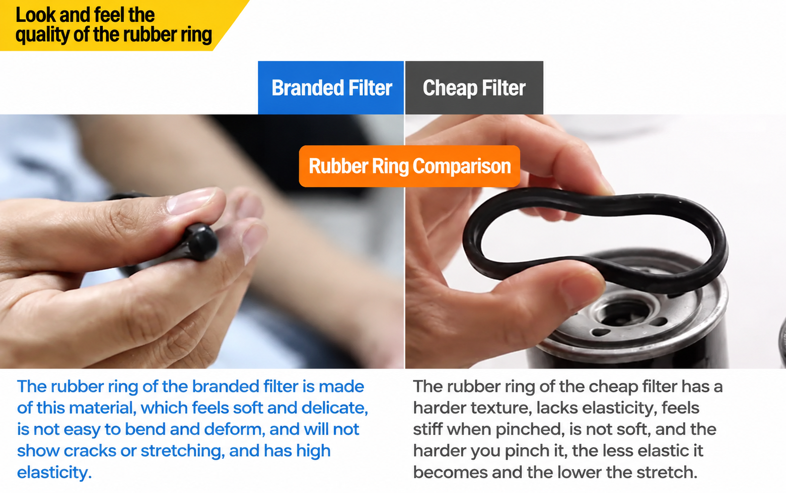 Check the Flexibility and Softness of the Gasket