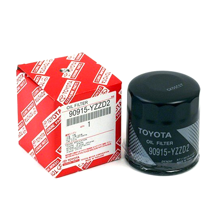 TOYOTA 90915-YZZD2 Genuine Oil Filter For Land Cruiser Prado Camry Hiace Previa Lexus Black Buy Online at Best Prices