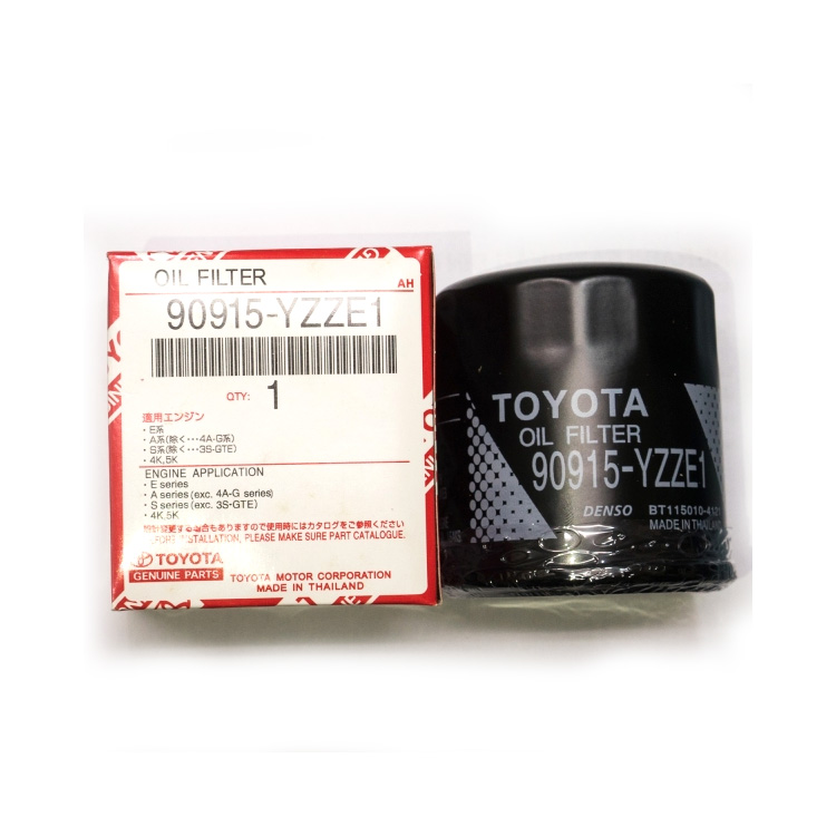 Engine Oil Filter Toyota Oil Filter 90915-YZZE1 Corolla 1.3 Aygo Camry 