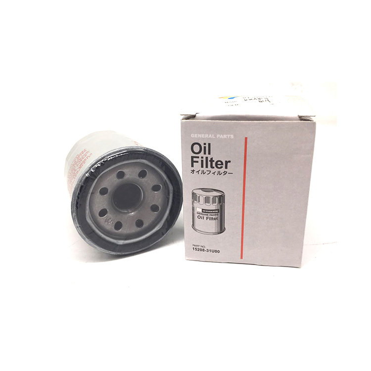 Full flow Nissan auto lube oil filtration spin on engine oil filter 15208-31U00
