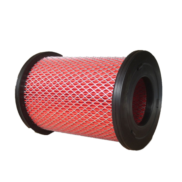 Red paper metal mesh 16546-2S601 high performance auto air filters for Nissan