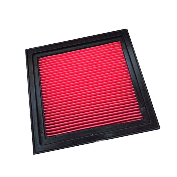 Red Paper use for NISSAN 16546-41B00 performance car air filter intake 